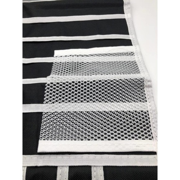 Multi-Pocket Hanging Book Bag Black - Picture 6 of 6